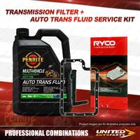 Ryco Transmission Filter + Penrite ATF Fluid for ford F250 F350 RN V8 5.4L 7.3L