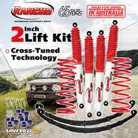 2" 50mm Lift Kit Rancho Shocks Coil Leaf for Toyota Landcruiser VDJ79R 4.5DT