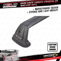 1 Front Rola Sports Concealed Anchor Roof Rack Bar for Hyundai i30 FD 10/07-5/12