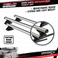 3 x Rola 1150mm HD Extended Track Roof Rack Bars Commercial Series TM CTM06-3-B