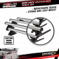 4 x Rola 1500mm HD Extended Track Roof Rack Bars Commercial Series TM CTM20-4-B