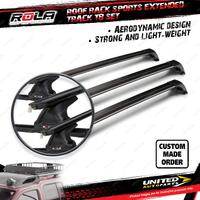 3 x Rola Sports Extended Track TB Roof Rack Bars for Volkswagen Multivan T5