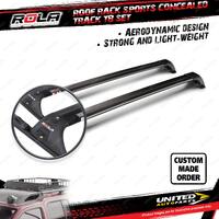 2 Rola Sports Concealed Track TB Roof Rack Bars for Ford Explorer Wagon 10/96-On