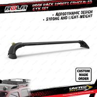 Rola Front Sports Concealed GTX Roof Rack Bar for Mazda BT-50 Freestyle Cab 2011