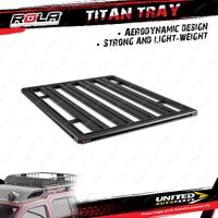 Rola 1500mm x 1200 mm Titan Aluminum Tray Black MK2 for Roof Rack