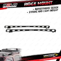 Rola Roof Rack Accessory Ridge Mounts for Ssangyong Musso Q200 4D Ute 2018-2021