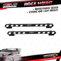 Rola Roof Rack Accessory Ridge Mounts for Suzuki Jimny W Gutters 3D SUV 2018-On