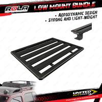 Rola Low Mount Rail Kit With 1500mm Titan Tra for Audi Q5 FY 8R 5D SUV 09-On