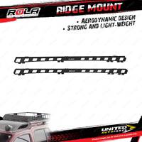 Rola Roof Rack Accessory Ridge Mounts for Ford Ranger P703 4D Ute 22-On Wildtrak