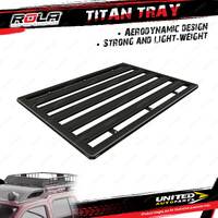 Rola Roof Rack Accessory Titan Alu Tray BLK MKIII 2000mm x 1400mm