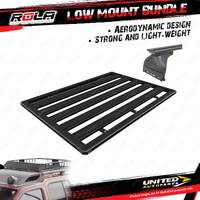 Rola Low Mount Gutter & 2000mm Titan T for Toyota Landcriuser 80 Ser SUV 90-98