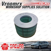 10x Sakura Air Filter for Toyota Dyna HU40 HU50 BU91 WU90 F6000 4.0 D Refer A340