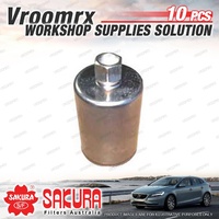 10 Sakura Fuel Filter for Ford Falcon BA BF EB ED EF EL FG Fairmont XH XG AU