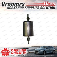 10 Sakura Fuel Filter for Holden Astra TS TS II Barina SB XC Berlina VT II VX VY