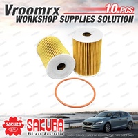 10 Sakura Oil Filter for Nissan ELGRAND E50 Navara D22 III D40 Pathfinder R50 51