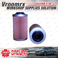 10Pcs Sakura Oil Filter for SAAB 9-3 II YS3F B284L Vauxhall INSIGNIA Petrol