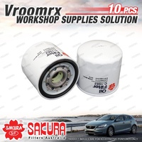 10 Sakura Oil Filter for Isuzu ELF 250 NKR NPR NKS71 NPS66 NKR72 NPR NQR70 VKR66