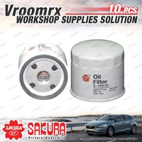 10 Sakura Oil Filter for Audi A1 8X A3 8V A4 B9 Q2 Q3 Mazda 2 VOLVO S60 V60 T3 4