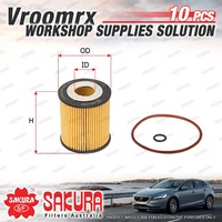 10 Sakura Oil Filter for Mazda 3 BK BL 5 CR CW 6 GG GH GY CX ER MPV LW Y TRIBUTE