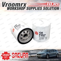 10 Sakura Oil Filter for Land Rover Range Rover EVOQUE L538 2.0L 4Cyl Refer Z418