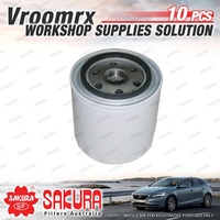 10x Sakura Oil Filter for Ford TAURUS DN DP DN Quad Cam DP Quad Cam Refer Z516