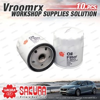 10 Sakura Oil Filter for Holden Suburban 1500 Tigra XC Vectra JR JS II Viva VXR