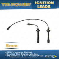 Tri-Power 5mm Ignition Leads for Ford Laser SR2 LXI KN KQ 1.6L 2.0L FSDE 14 ZM