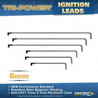 Tri-Power 8mm Ignition Leads for Holden Commodore Crewman VY LN3 L36 3.8L 02-04