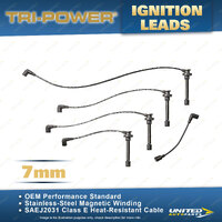 Tri-Power 7mm Ignition Leads for Mitsubishi Delica 2.0L 4G63 2.4L 4G64 1993-2002