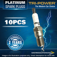 10 x Tri-Power Platinum Spark Plugs for Audi R8 GT Z42 4S RS6 C6 Series 5.0 5.2L