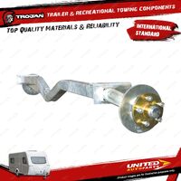 Trojan Non Braked Axle Hydraulic Drm Overlay Bare LM for Trailer Parts