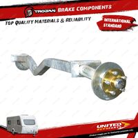 Trojan Trailer Braked Overlay Axle Brk 1750 Overlay Bare SL ST 260mm