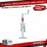 Trojan Light Duty Jockey Stand Flat Foot for Trailer Manual Parking Leg