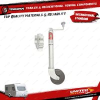 Trojan Trailer 6 Inch Manual Jockey Wheel C Clamp for Vehicle Accessories