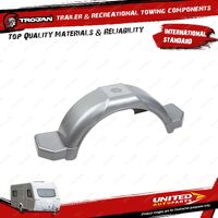 Trojan Trailer Hardware Mudguard 13 Inch Grey Plastic Smooth for Vehicle Parts