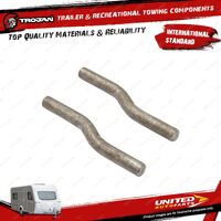 Pair Trojan Hinge Pin Weld On 1/2 for Trailer Hardware Hinges Bolts & Fasteners