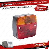 Trojan Trailer Electrical Light Led Combo 100 X 95 Include Number Plate Light