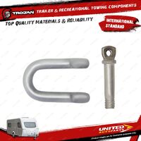 Trojan 10mm D Shackle Stainless Steel 316 Grade for Trailer Towing Accessories