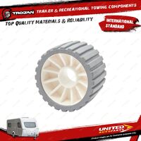 Trojan Roller Wobble Grey Ribbed for Trailer Hardware Rollers & Guides