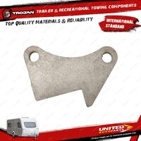 Trojan Caliper Mount 225mm Disc 45mm Square for Trailer Non Braked Stub Axle