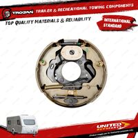 Trojan RH 10 Inch Trailer Brake Backing Plate Assembly Electric STD