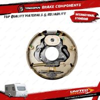 Trojan RH 10 Inch Trailer Brake Backing Plate Assembly Electric Heavy Duty