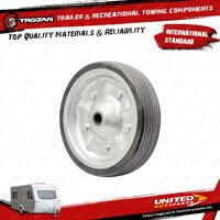 Trojan 200 X 50 Solid Wheel Suit 303107 for Trailer Jockey Wheels Spare Parts