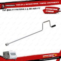 Trojan Park Leg Handle Suit 655502 890mm for Trailer Caravan Parking Parts