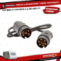 Trojan Connector 7 Pin Male 5 Pin Male for Electrical Assembly Towing Adaptors