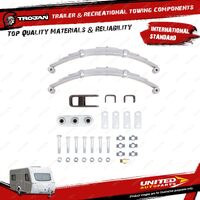 Trojan Trailer Suspension Leaf Spring Kit Tandem 3500Kg Unmounted