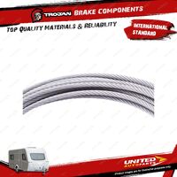 Trojan Trailer Brake Cable 4mm X 9 Metres for Trailer Caravan Parts