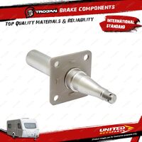 Trojan Trailer Braked Stub Axle Assembly SL 10 Inch Electric 39mm Round