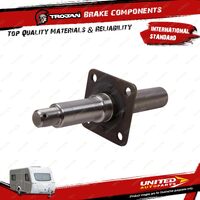 Trojan Trailer Braked Stub Axle Assembly Parallel 10 Inch Electric 39mm Round