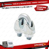 Trojan Wire Rope Clamp 5mm Galvanized for Trailer Winches Spare Parts